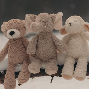 Мягкая игрушка Mrs. Ertha "Мишка Teddy Mr. Pyxie", кремовая, 31 см